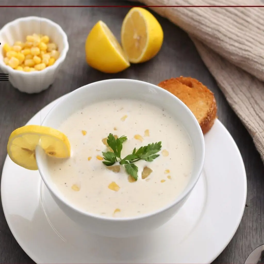 شوربة بطاطس وذرة